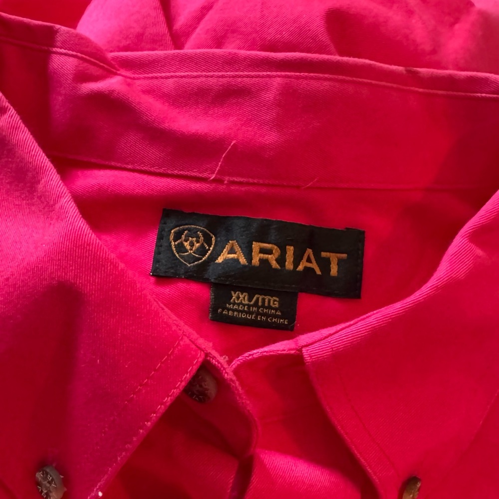 Ariat Pink Button-Up Shirt